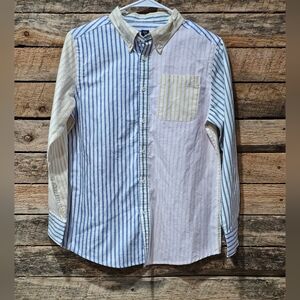 New Boys Size Extra Large (14) Rowing‎ Blazers Striped Color Block Long Sleeve